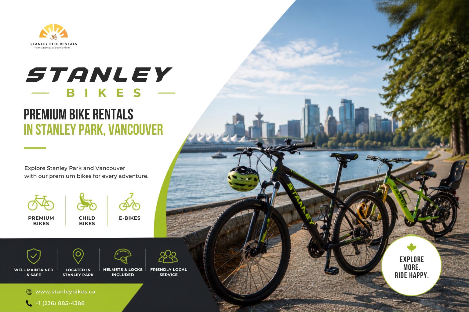 Bike Rental Vancouver | Stanley Bikes